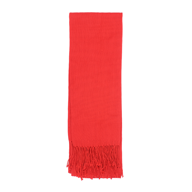 Solid Scarf with Fringe