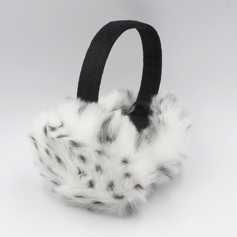Women's Winter Foldable Plush Furry Ear Muffs
