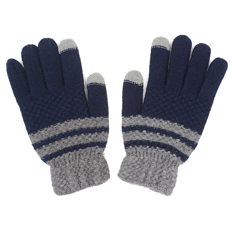 Mens Two Finger Touch Screen Gloves