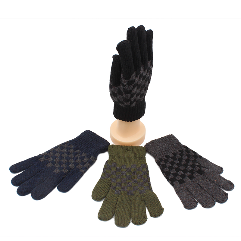 Unisexc Checked Magic Gloves