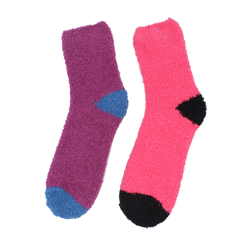 Colorful Warm Crew Socks Cozy Soft