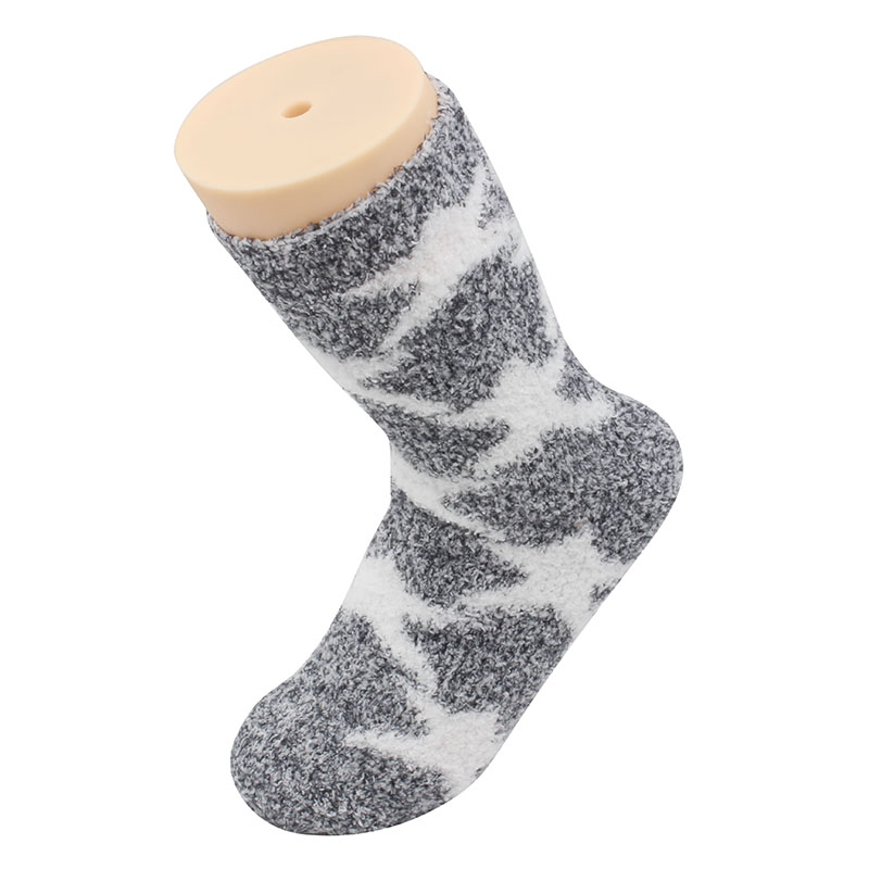 Fluffy Coral Velvet Thicken Crew Socks for Winter Holiday