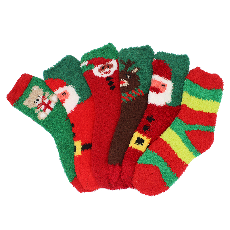Cozy holiday socks
